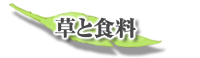 草と食料