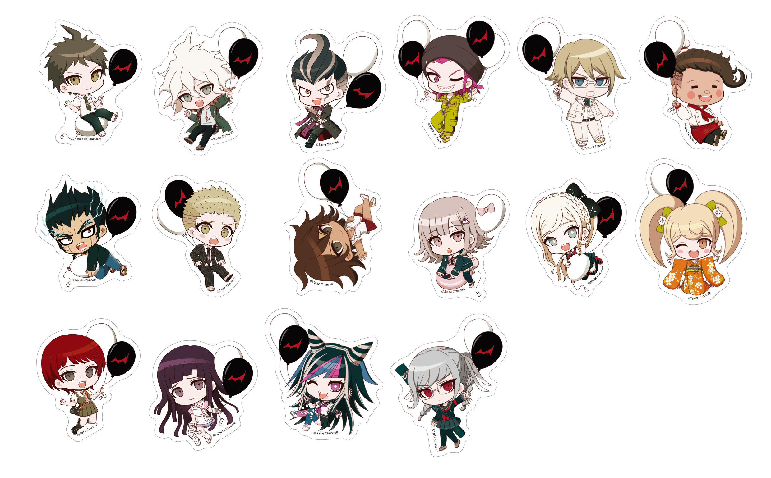 スーパーダンガンロンパ2 ちびキャラステッカーセット | 株式会社